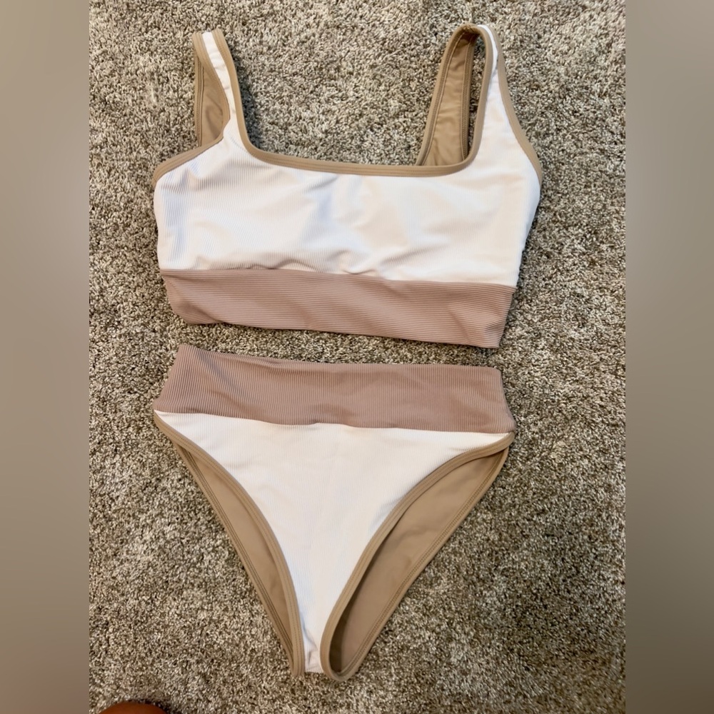 LAINSNOW womens colorblock bikini
